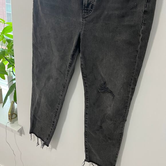 Madewell Dark Gray Perfect Vintage Straight Jeans Size 31 - Picture 6 of 7